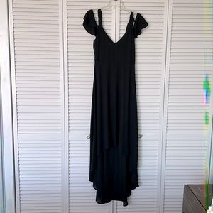 Express Women’s Black High Low Dress - 6